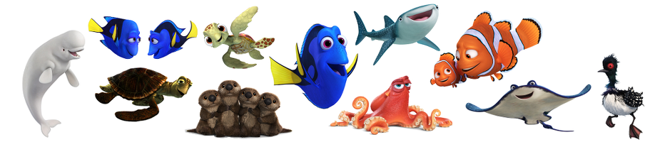 Finding Dory Introduces New Characters Montage